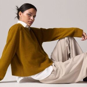 NWOT Everlane The Cashmere Boxy Crew Sweater